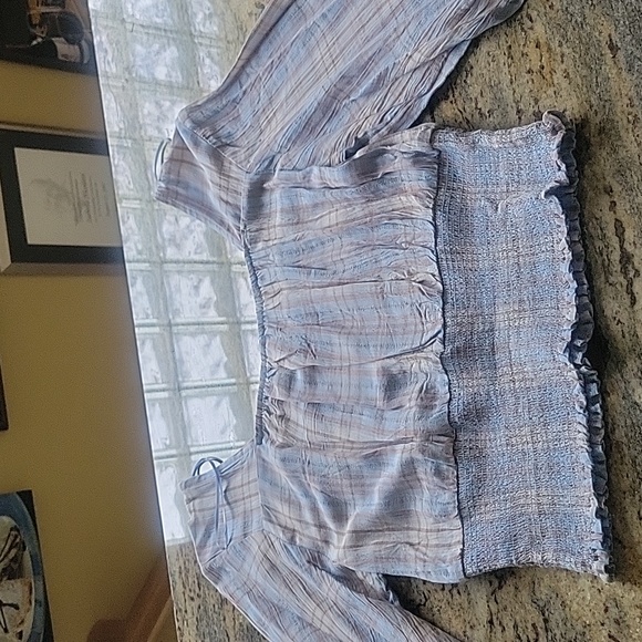 Self E beautiful coord plaid top NWT - Picture 7 of 10